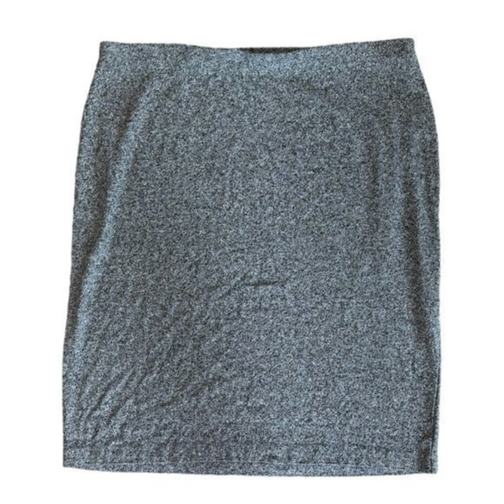 J. Jill Heathered Gray Stretch Pencil Skirt Womens M